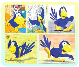 Pillow the parrot
