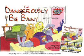 The Dangerously Big Bunny with DVD, child obesity book